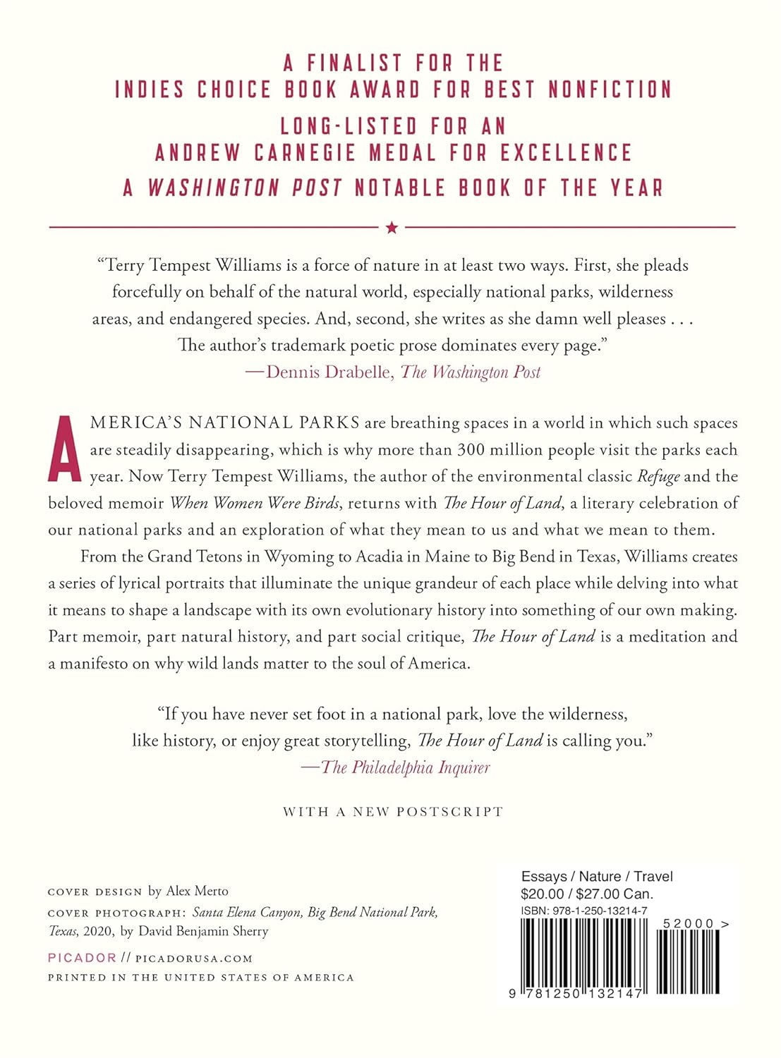 The Hour of Land: A Personal Topography of America's National Parks