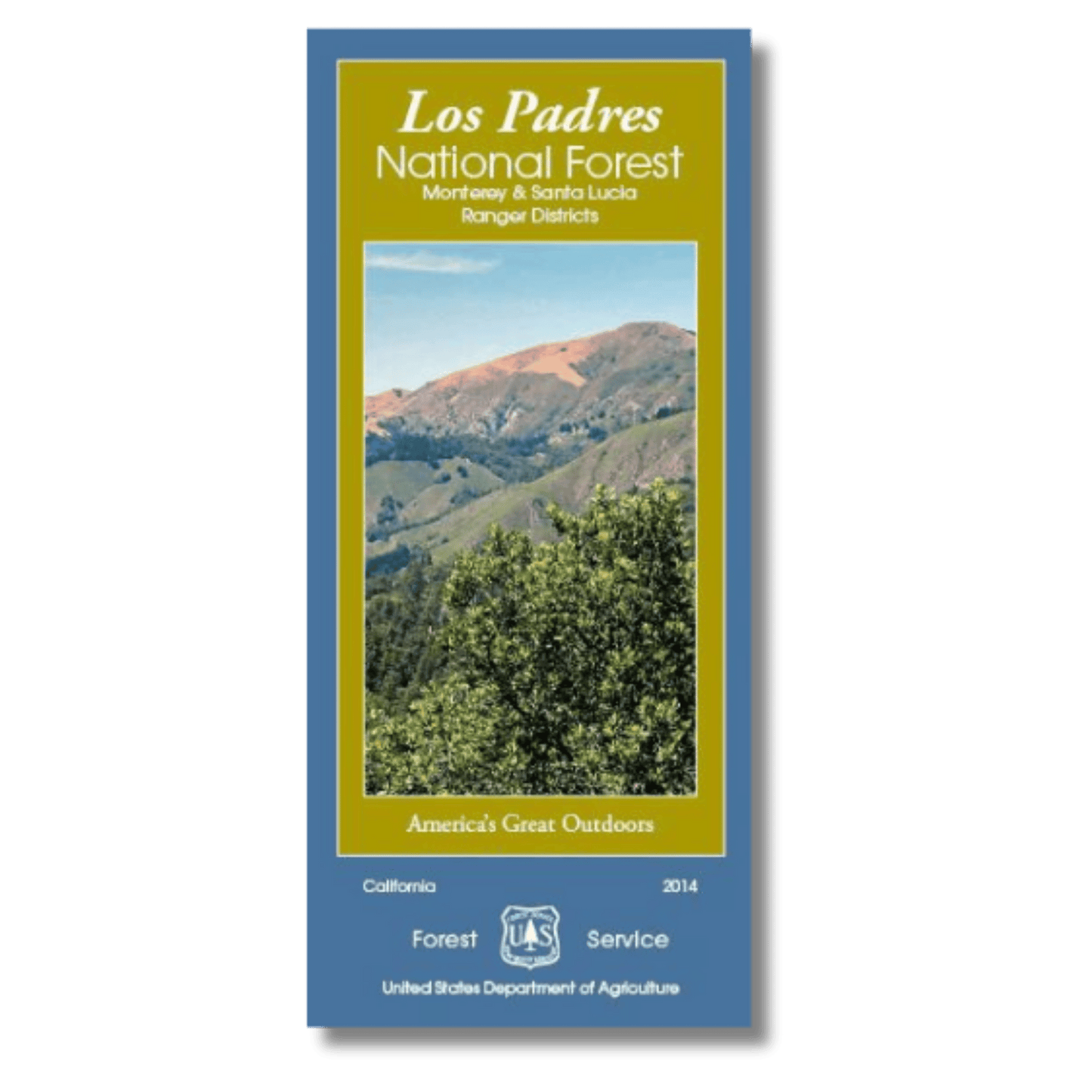 Los Padres National Forest Official Map - North