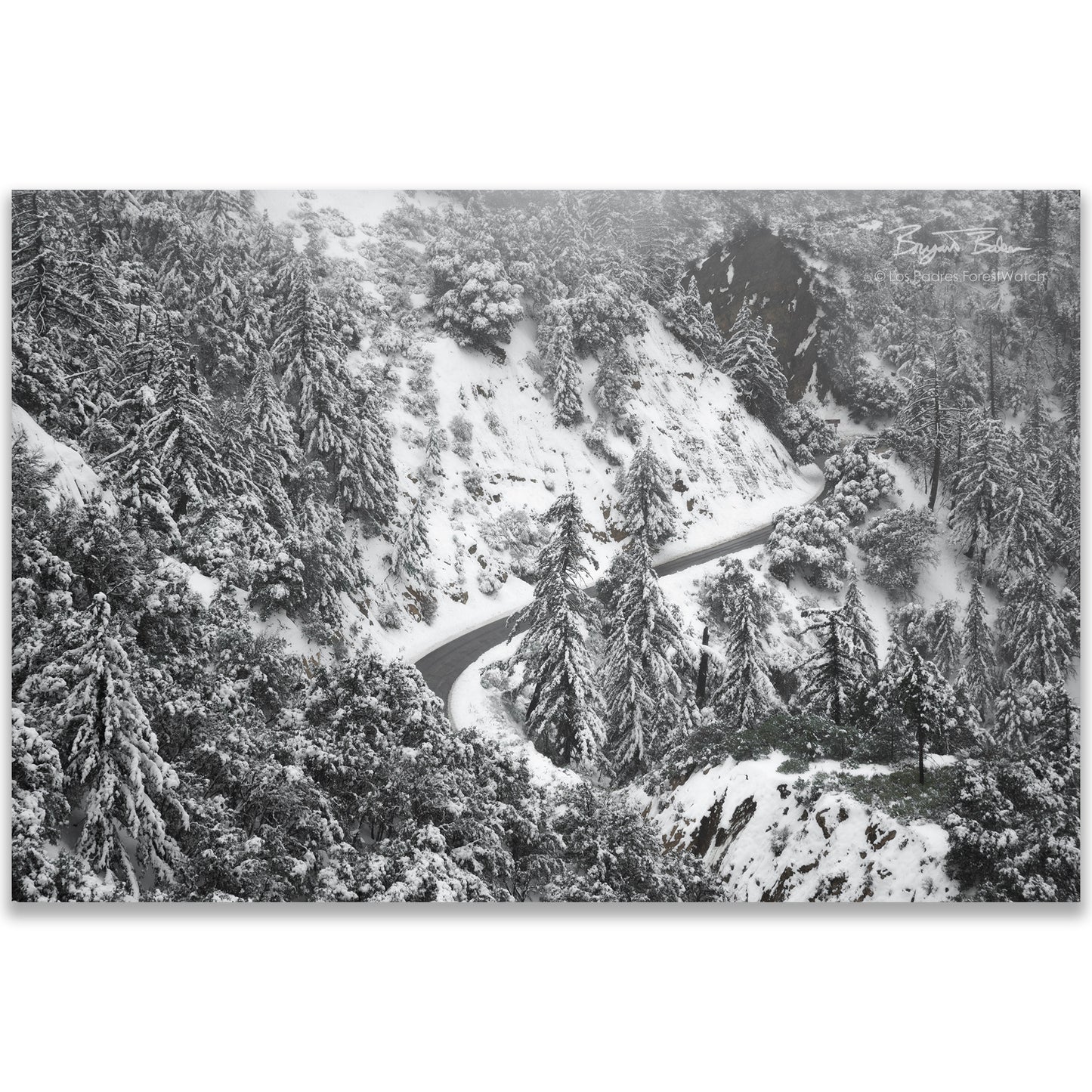 Maricopa Highway in the Snow