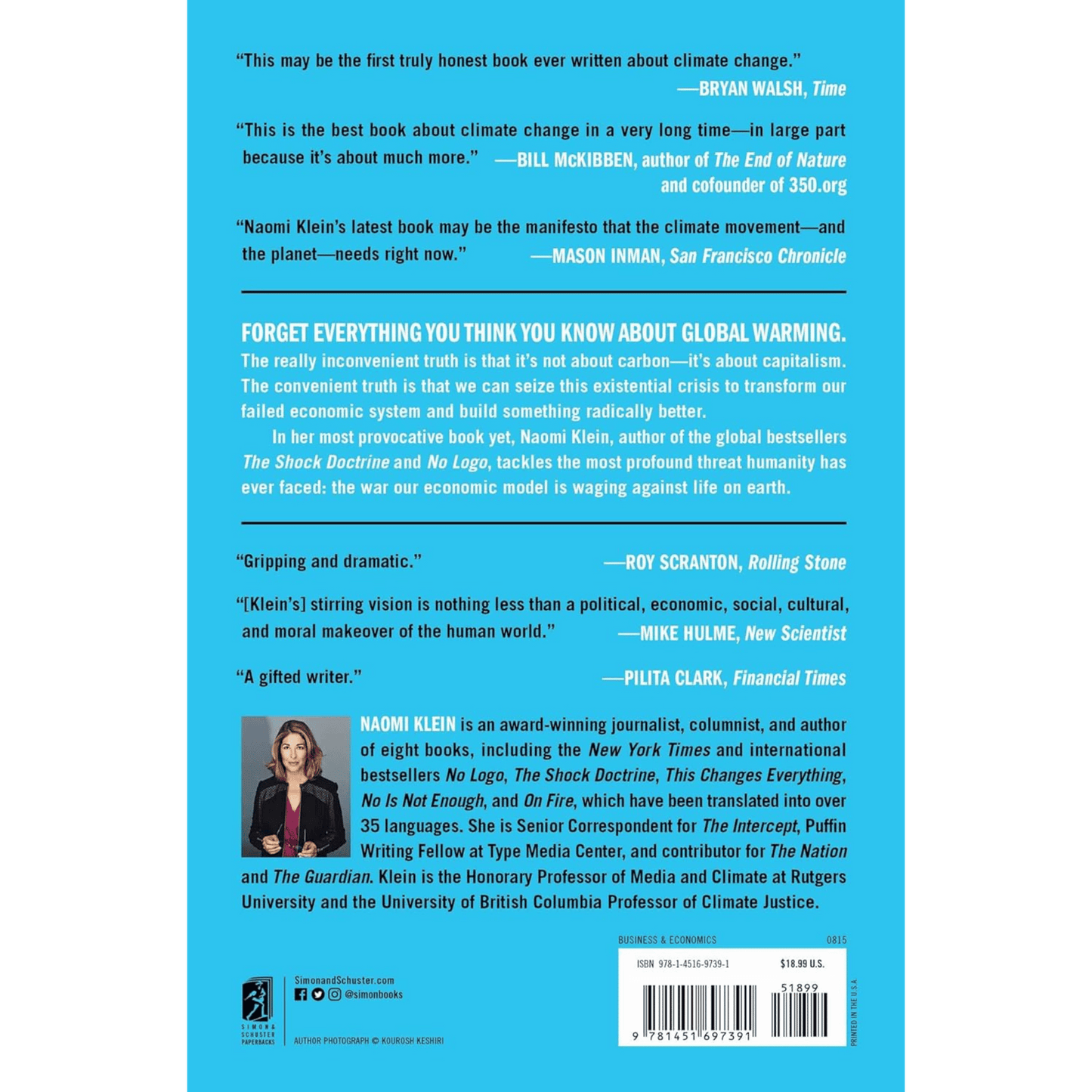 This Changes Everything: Capitalism vs. The Climate