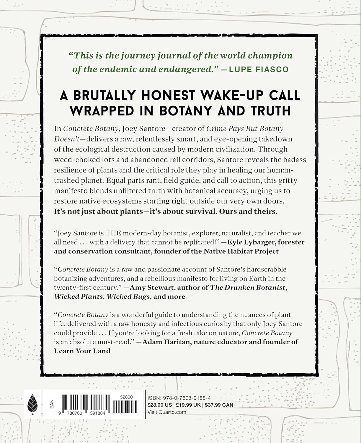 Concrete Botany: The Ecology of Plants in the Age of Human Disturbance