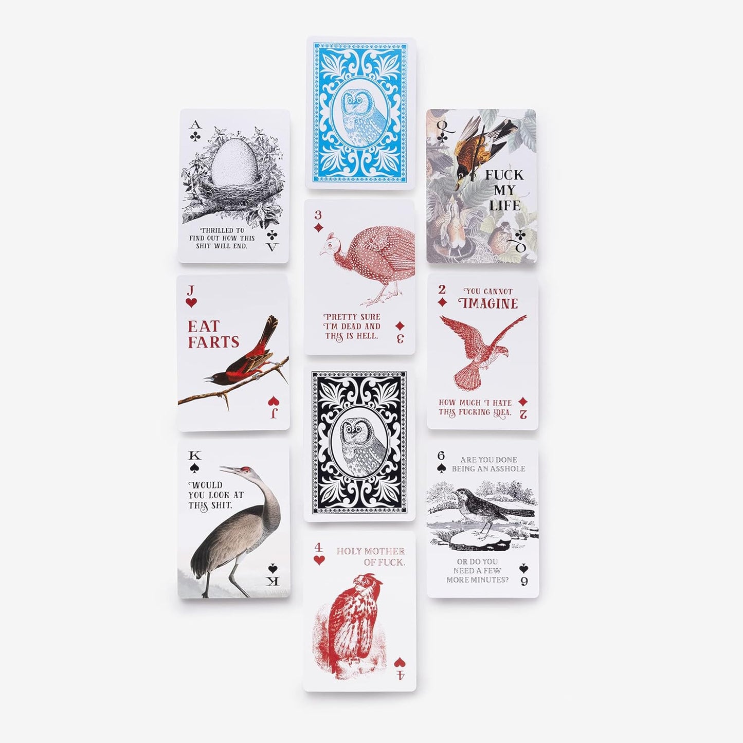 Effin' Birds Playing Cards