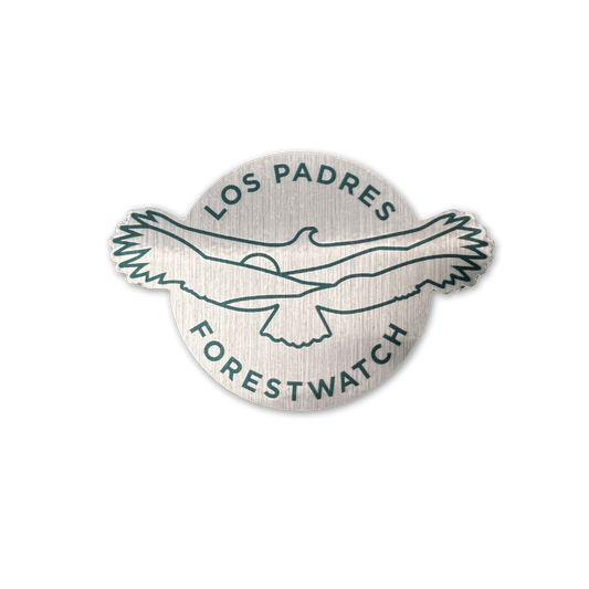 Brushed Aluminum Outline Logo Sticker