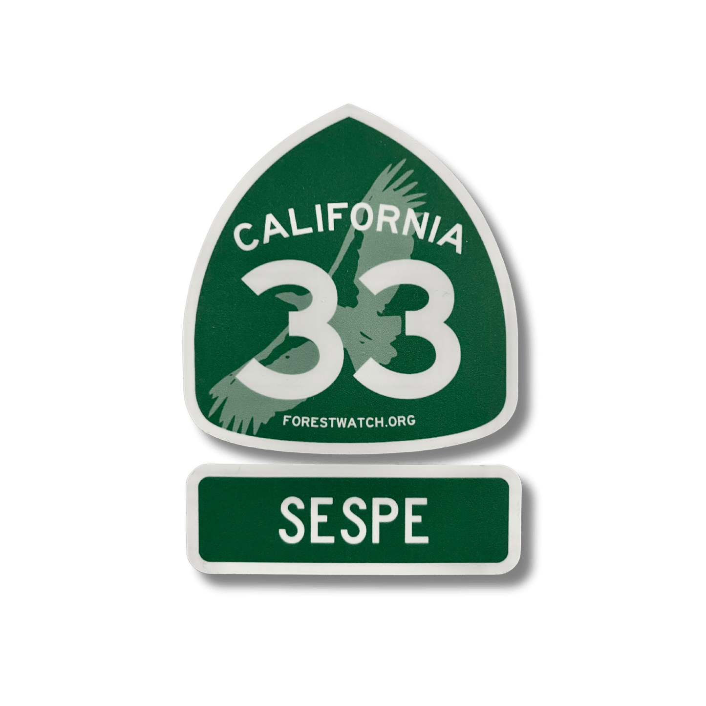 Highway 33 Sespe Sticker