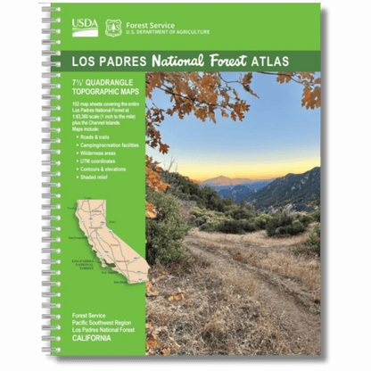 Los Padres National Forest Atlas of Topographic Maps (New Edition)
