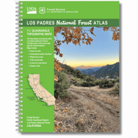 Los Padres National Forest Atlas of Topographic Maps (New Edition)