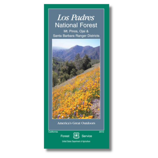 Los Padres National Forest Official Map - South