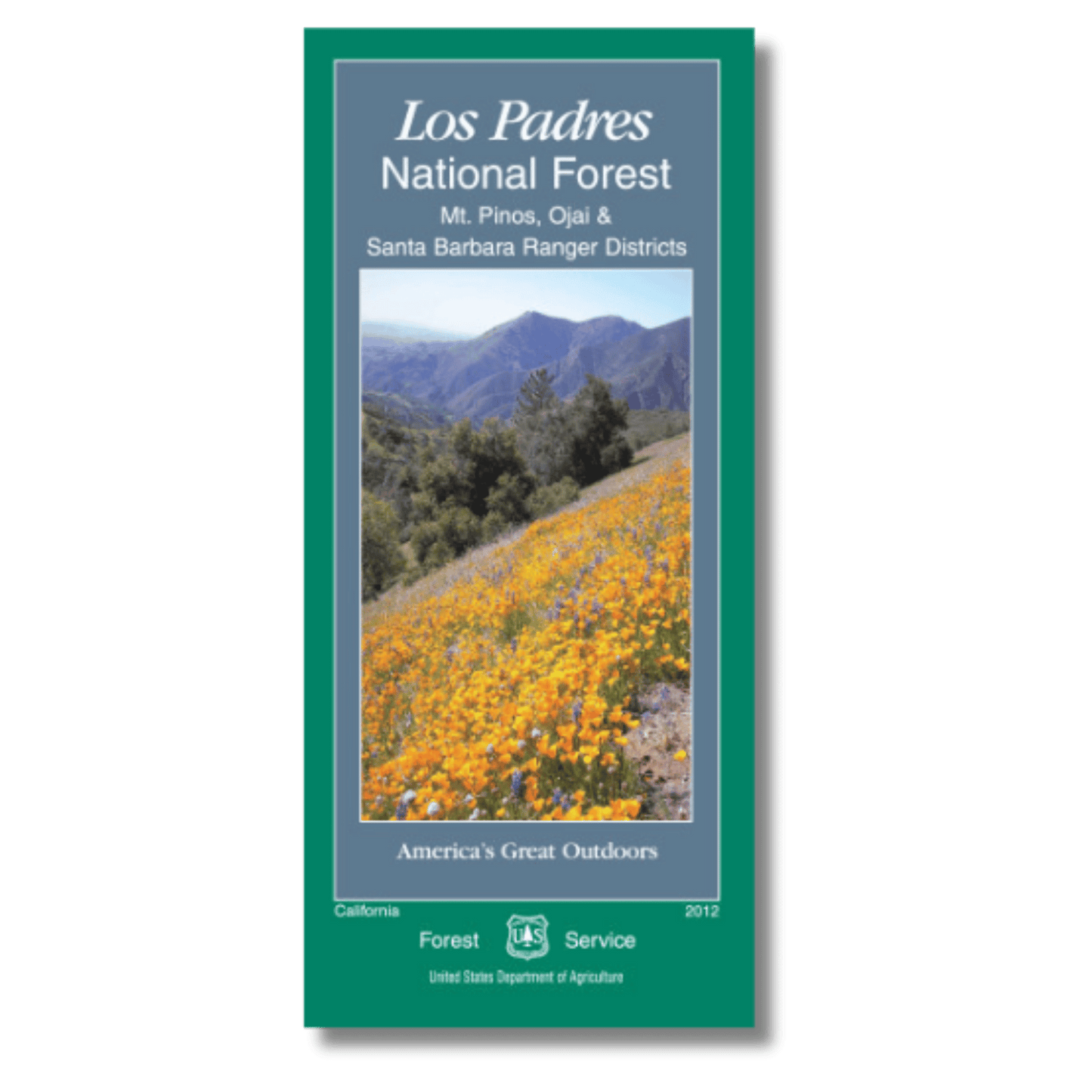 Los Padres National Forest Official Map - South