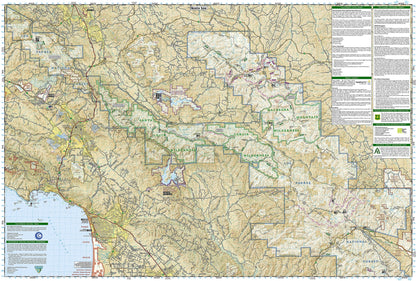Los Padres National Forest Map - West