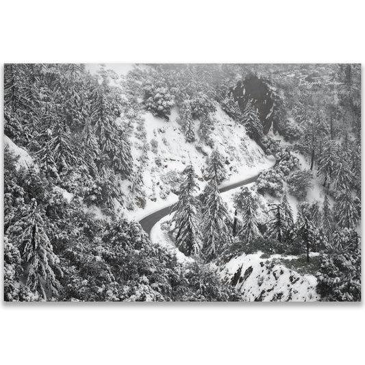 Maricopa Highway in the Snow