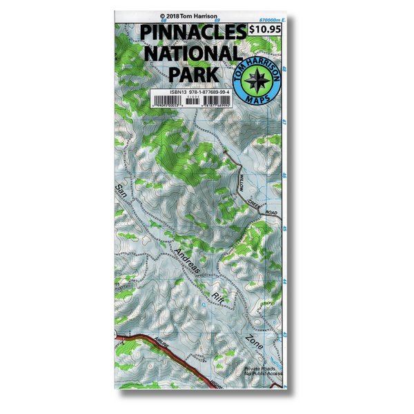 Pinacles Map Pinnacles National Park Map – The ForestWatch Store