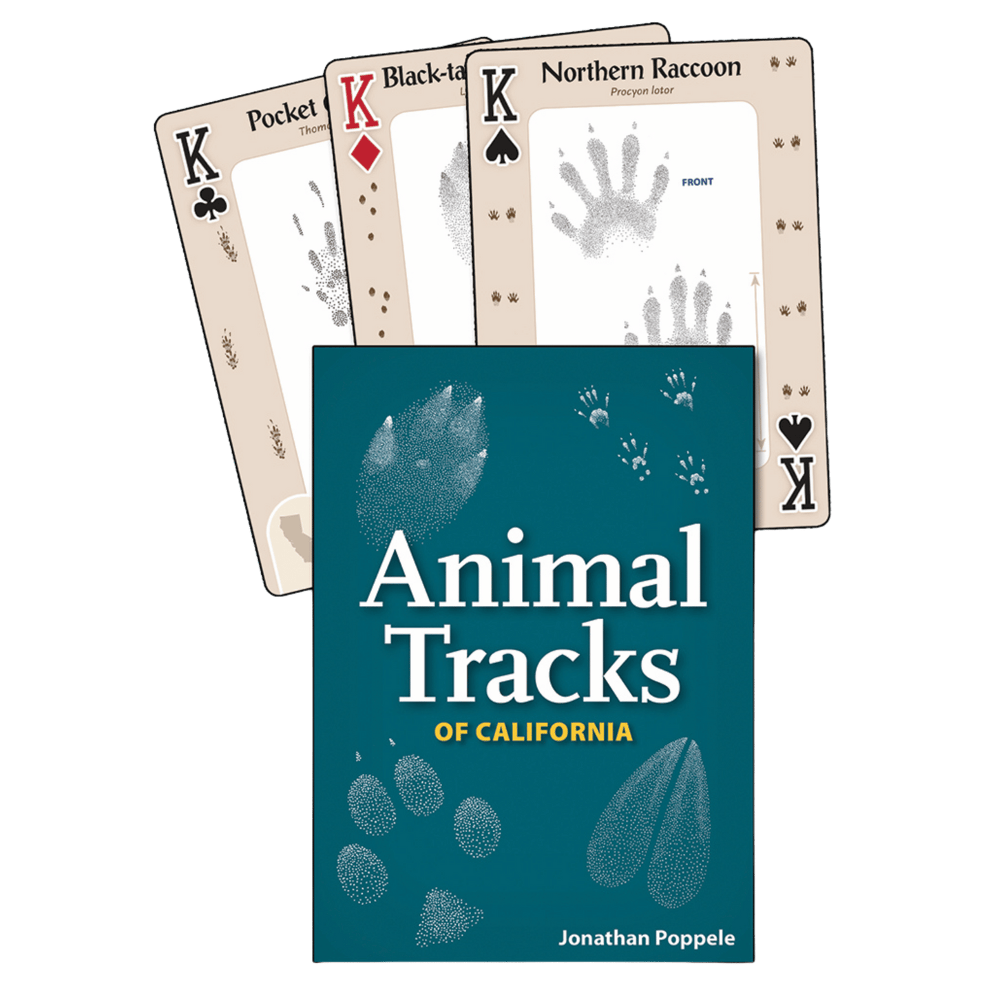 Playing Cards: Animal Tracks of California