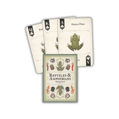 Reptiles & Amphibians Playing Cards