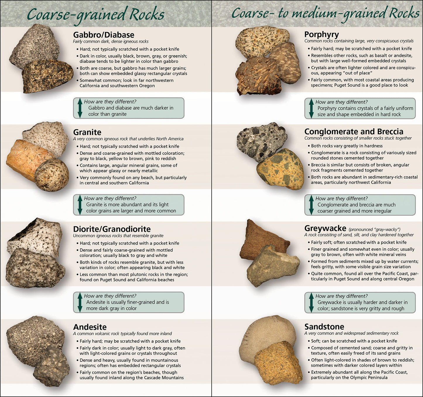 Rocks & Minerals of the Pacific Coast