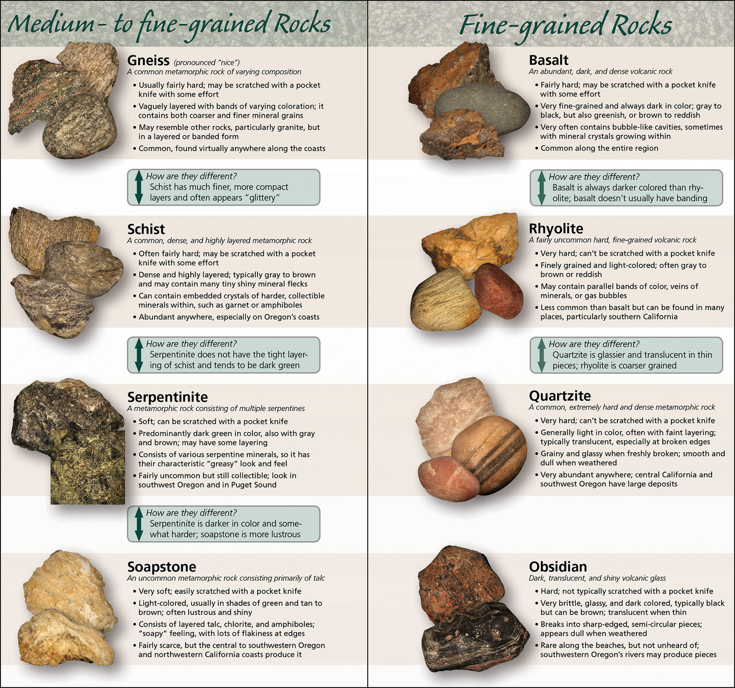 Rocks & Minerals of the Pacific Coast