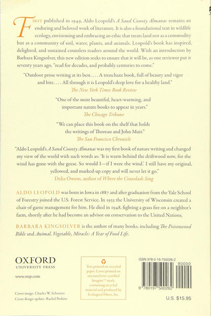 A Sand County Almanac and Sketches Here and There