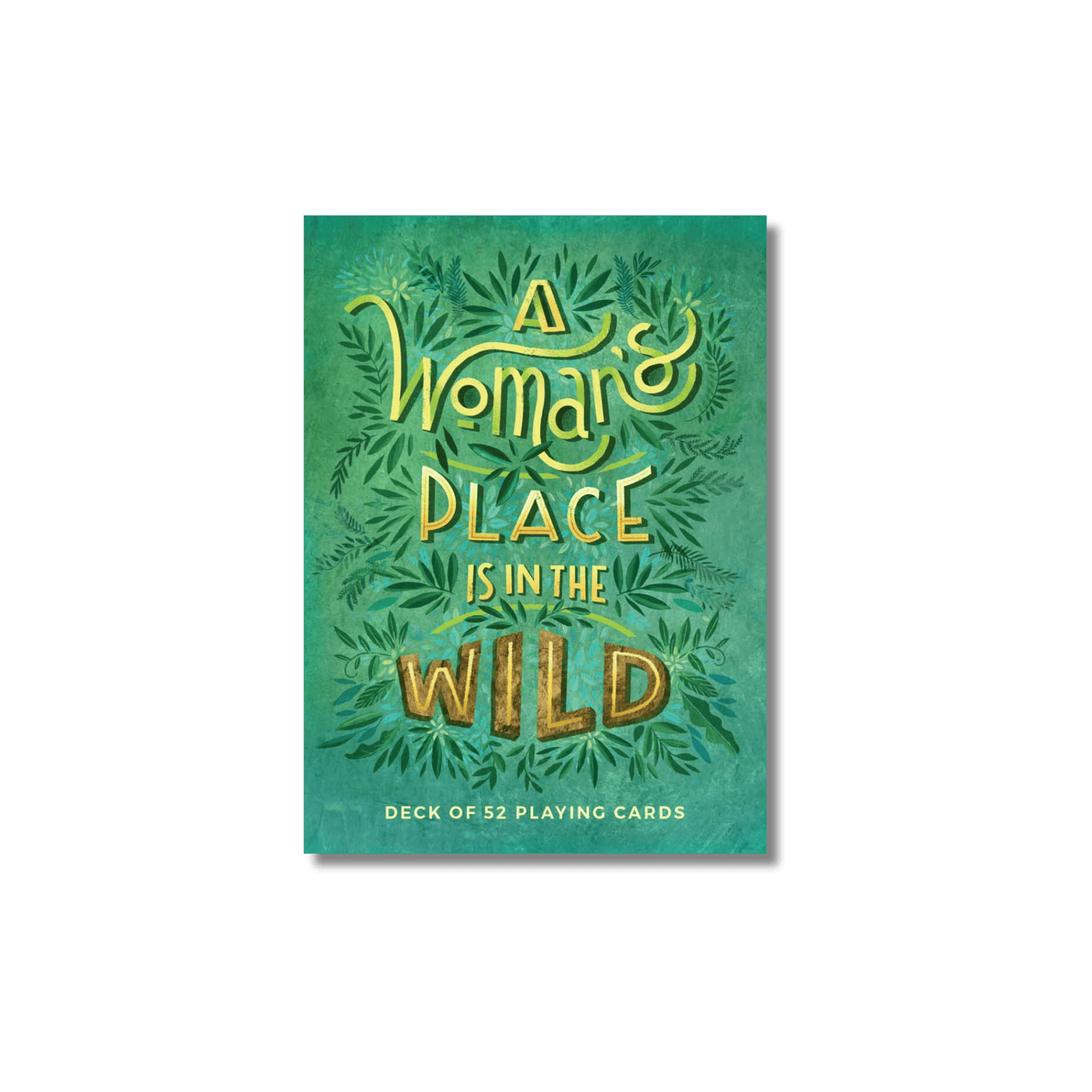 A Woman's Place Is in the Wild: Deck of 52 Playing Cards