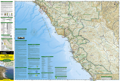 Big Sur & Ventana Wilderness Map