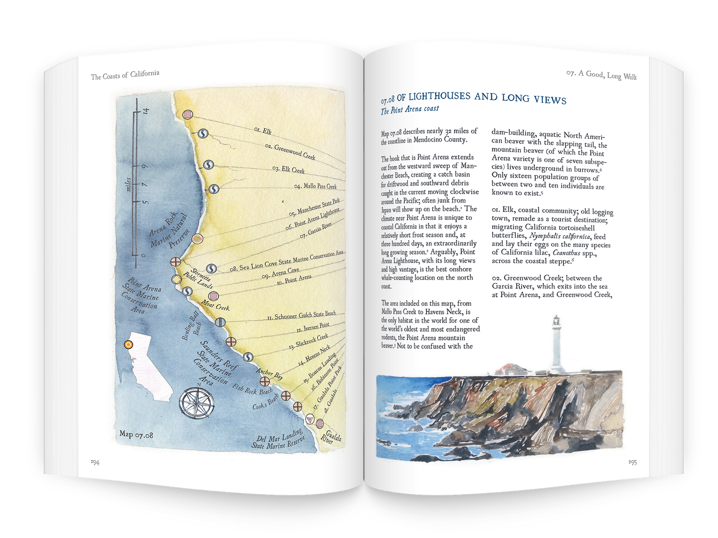 The Coasts of California: A Field Atlas by Obi Kaufmann
