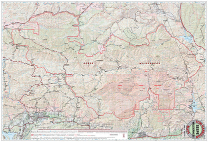 Sespe Wilderness Trail Map